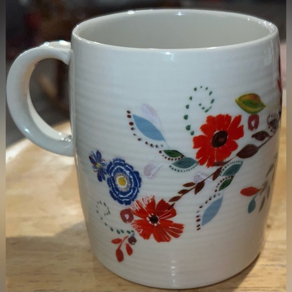 Anthropologie Starla M. Halfmann Monogram Letter Initial “C” Coffee Tea Cup Mug - Picture 5 of 14